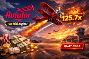 Trải Nghiệm Aviator Trên Nền Tảng vn168.digital