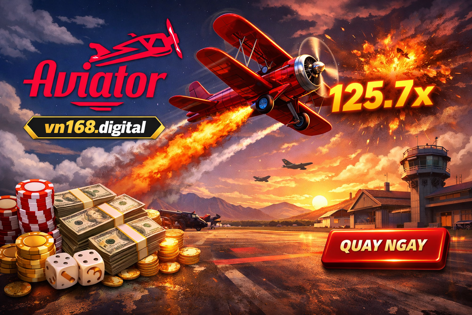 Trải Nghiệm Aviator Trên Nền Tảng vn168.digital