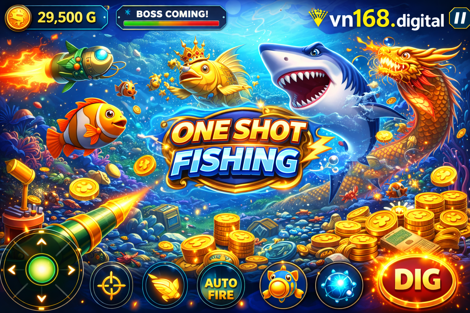Tính Năng Đặc Biệt Trong One Shot Fishing